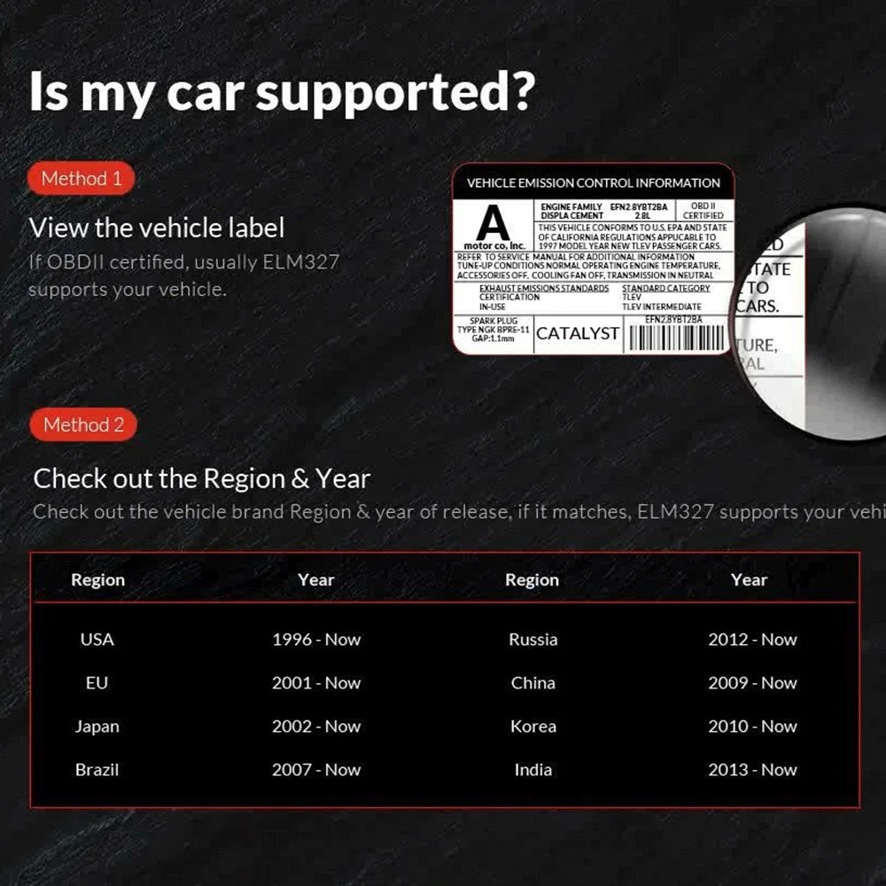 OBDII диагностический инструмент сканер считыватель кодов ELM327 WiFi/Bluetooth V1.5 PIC18F25K80