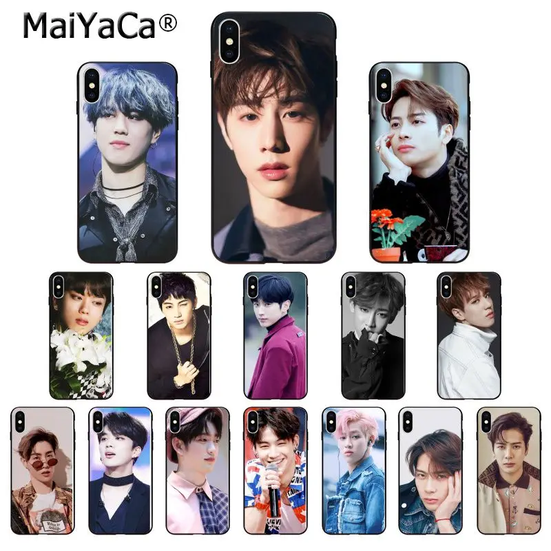Высококачественный чехол для мобильного телефона MaiYaCa Kpop GOT7 Apple iPhone 8 7 6 6S Plus X XS MAX 5