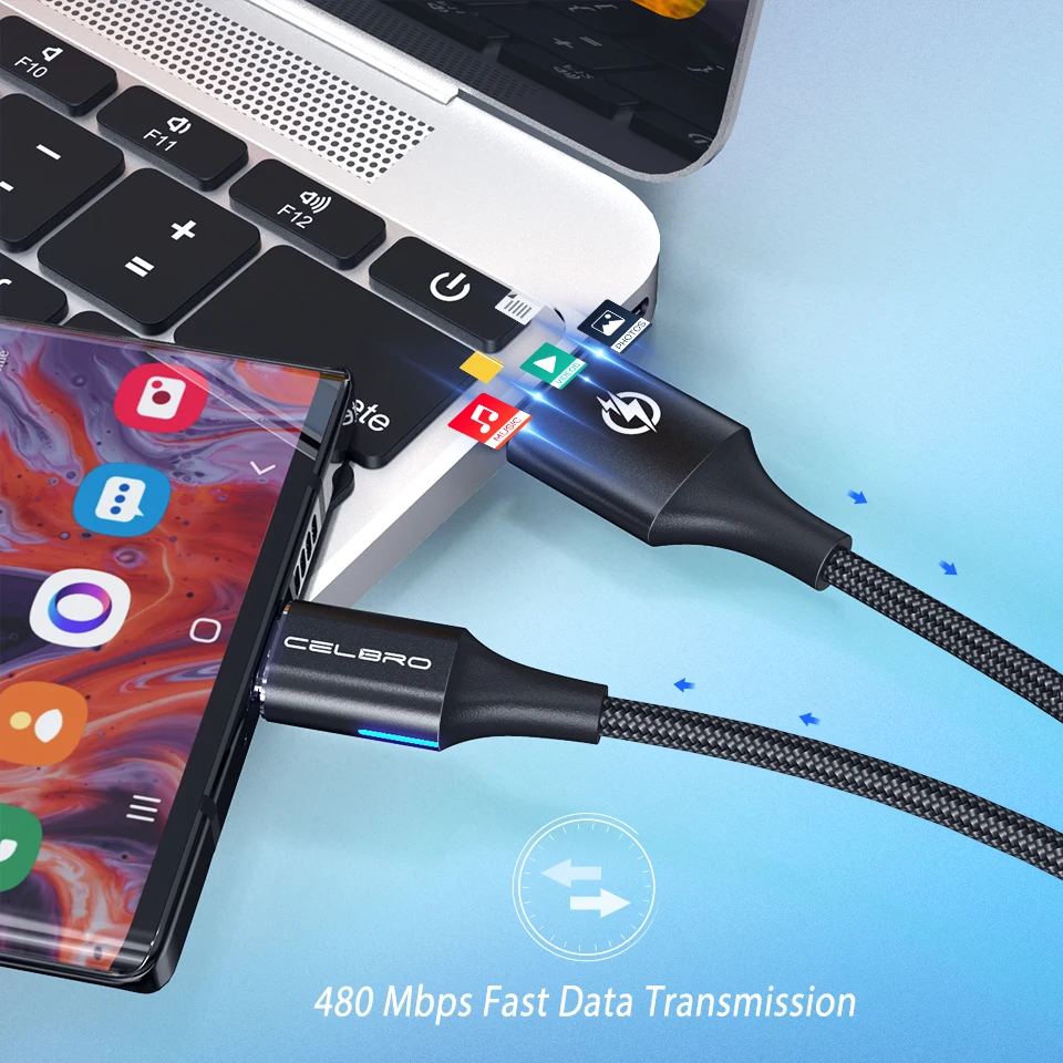 5А Магнитный USB кабель для зарядки Micro Type C быстрой магнитный Samsung S20 Note10 + Huawei