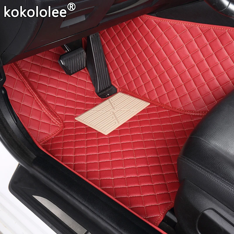 Пользовательские автомобильные коврики для hyundai santa fe getz tucson ix25 ix35 creta elantra kona i30 кожа все модели автомобильные коврики аксессуары