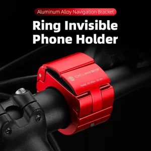 aluminum alloy bike phone holder bicycle stand portable ring folding phone bracket for bike accessories motorcycle accessories free global shipping
