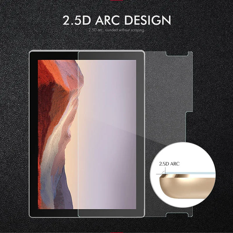 Tempered Glass For Microsoft Surface GO 2 2020 10.5 inch Pro 7 12.3 Tablet Laptop Screen Protective Film Go2 Pro7 | Компьютеры и офис