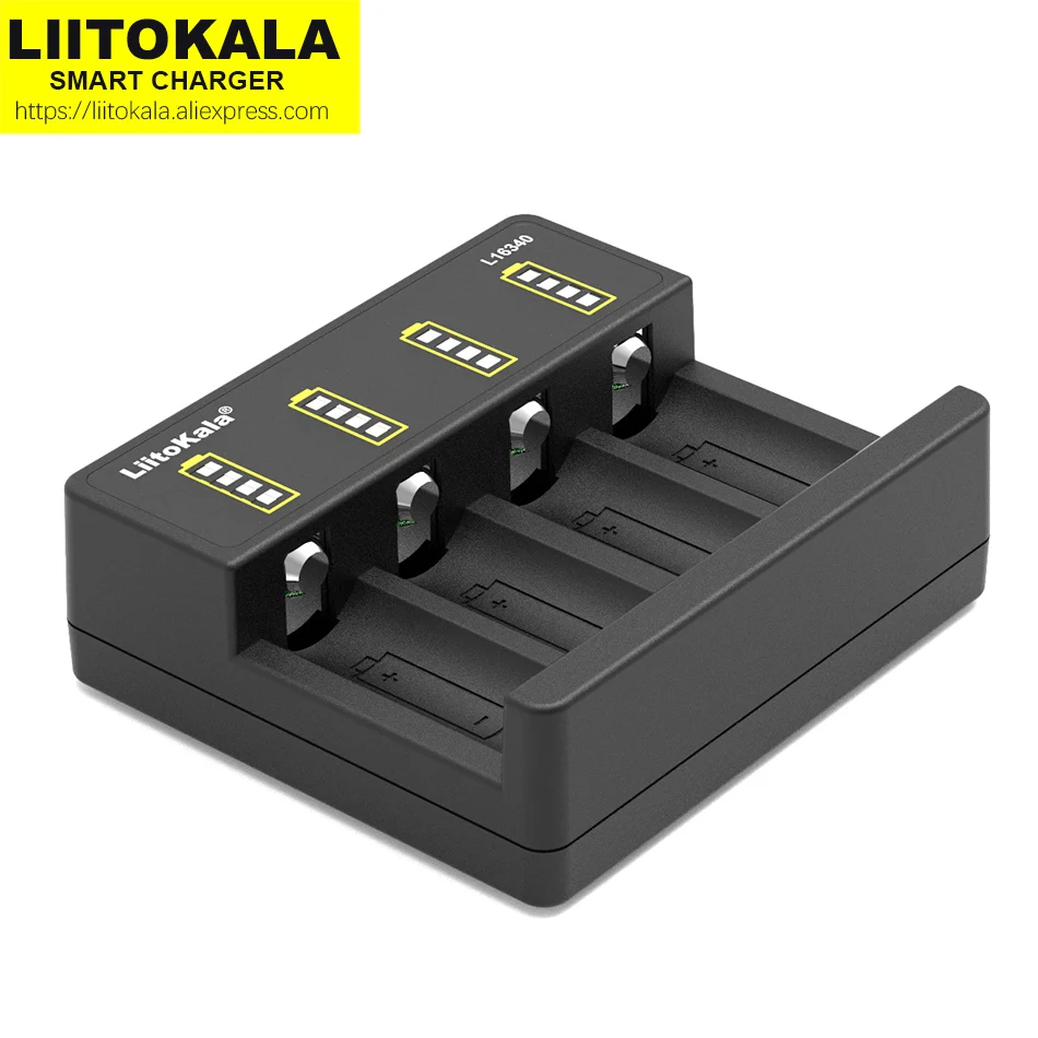 LiitoKala Lii-16340 Charger 3.7V 4.2V Rechargeable battery CR123A CR123 16340 Charger