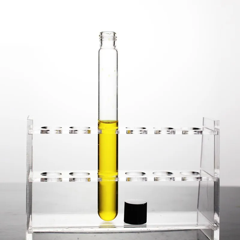 Стойка для пробирок из оргстекла Однорядная лаборатория с 12 6 отверстиями