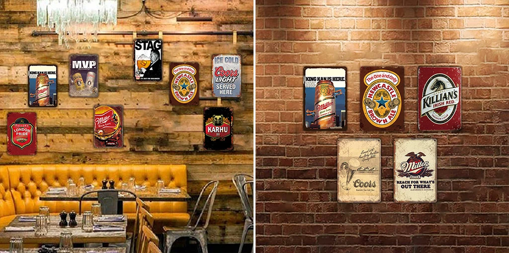 Винтажная металлическая табличка Guinness, Оловянная табличка, металлическая винтажная тарелка для паба, Настенная декоративная тарелка для бара, паба, клуба, человека, пещеры