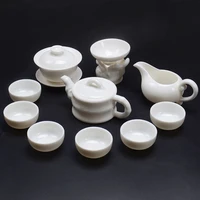 handmade japanese high white jade porcelain teapot ceramic kungfu tea set side handle teapot xi shi teapot