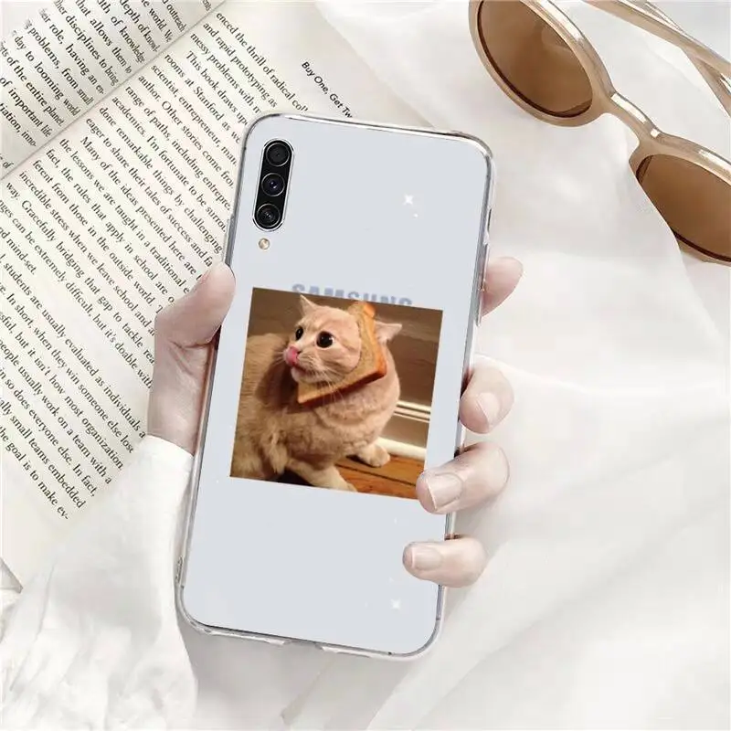 

Cute cat funny love pet Phone Case Transparent for Samsung A71 S9 10 20 HUAWEI p30 40 honor 10i 8x xiaomi note 8 Pro 10t 11