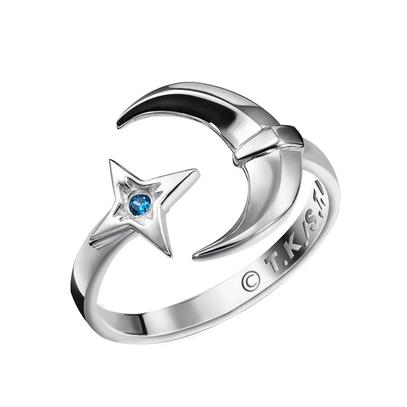 

BLEACH Hitsugaya Toushirou Hyourinmaru Anime Ring Pendant Anime S925 Sterling Sliver Cosplay Ring Prop Gift