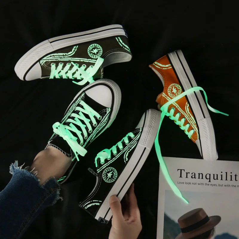 Кроссовки женские холщовые с граффити модная повседневная обувь ручной работы