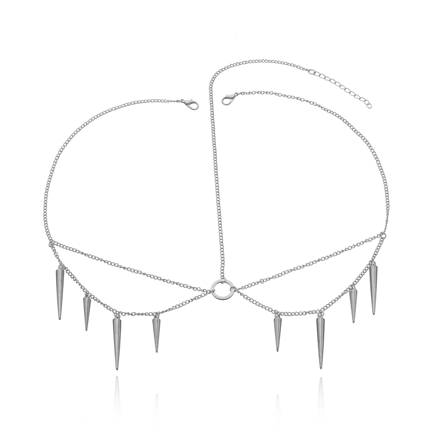 FUN-BEAUTY New Head Chain Fashion Simple Luxury Metal Circle Personality Multi-layer Trend Women's Hair Accessories | Украшения и