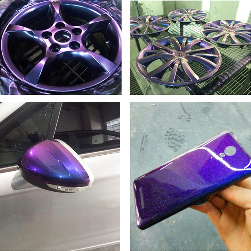 Пудра Хамелеон пигмент для украшения автомобильных поделок дизайн ногтей Сделай