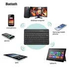 Алюминиевая Беспроводная Bluetooth-совместимая мини-клавиатура для IOS Android Windows PC Tablet PC AQ Home Business Office выделенная