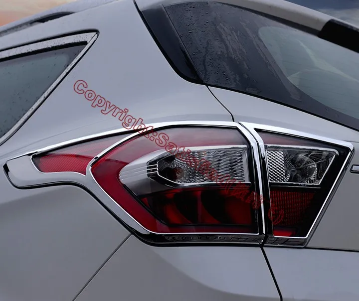 ABS хромированный задний фонарь задняя рамка крышка лампы молдинг для Ford Kuga Escape 2017