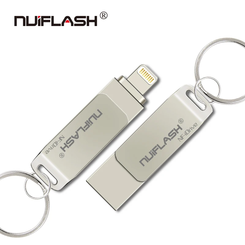 Оригинальный флеш-накопитель 128 ГБ 256 iXpand Go USB 3 0 металлическая Флешка OTG два слота
