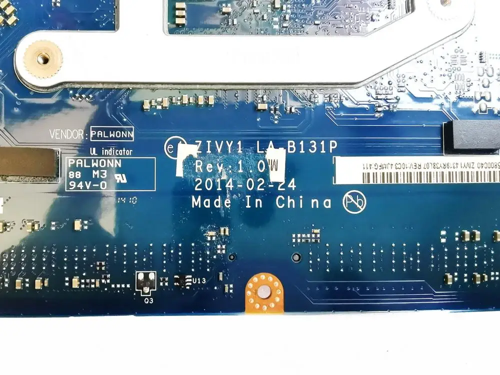 Оригинальный Для Lenovo Y40 70 Материнская плата ноутбука I5 4200U ZIVY1 LA B131P REV 1 0 испытанное