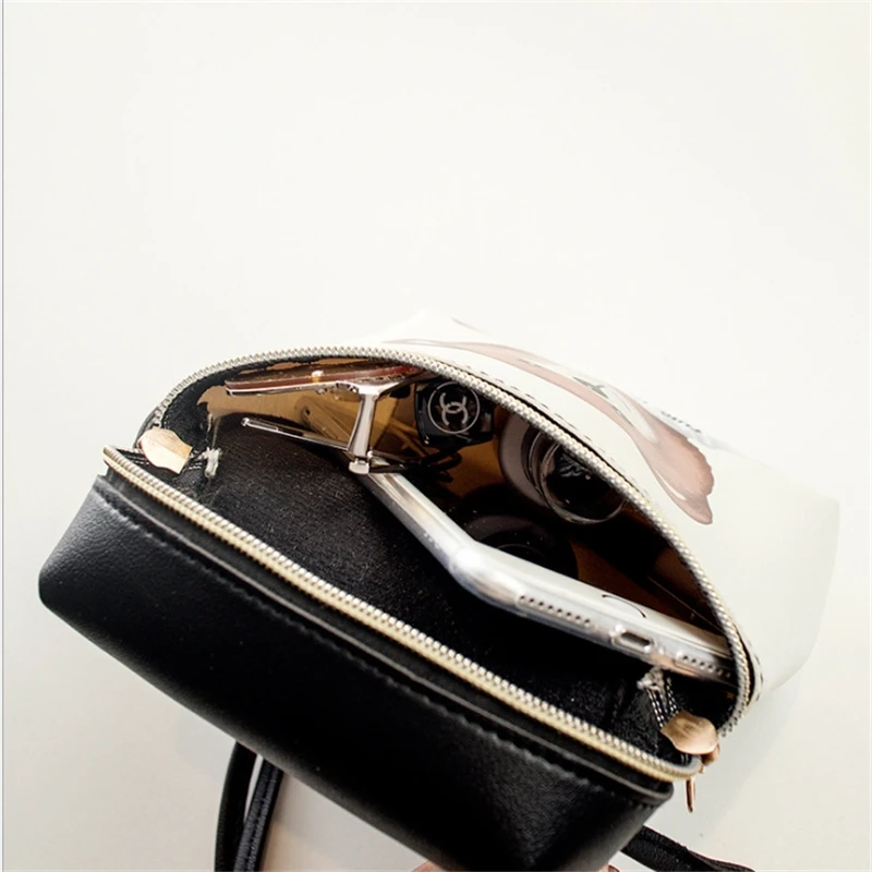 New Women's Mobile Phone Bag Cartoon Female Messenger Shoulder Bags Crossbody Cute Fashion Leather Bags Mini Bear Handbags