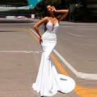 Новинка 2021, современное свадебное платье Verngo с кружевной аппликацией и юбкой-годе, изящное стрейчевое Привлекательное платье со шлейфом