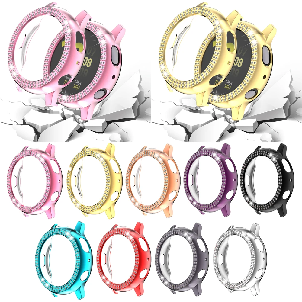 Чехол для часов со стразами защитная рамка Samsung Galaxy Watch Active 2 аксессуары