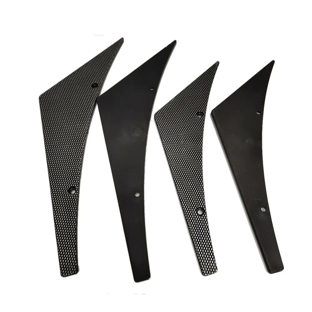 4 шт. универсальный Передний Бампер утка диффузор для кузова ласты автомобиля