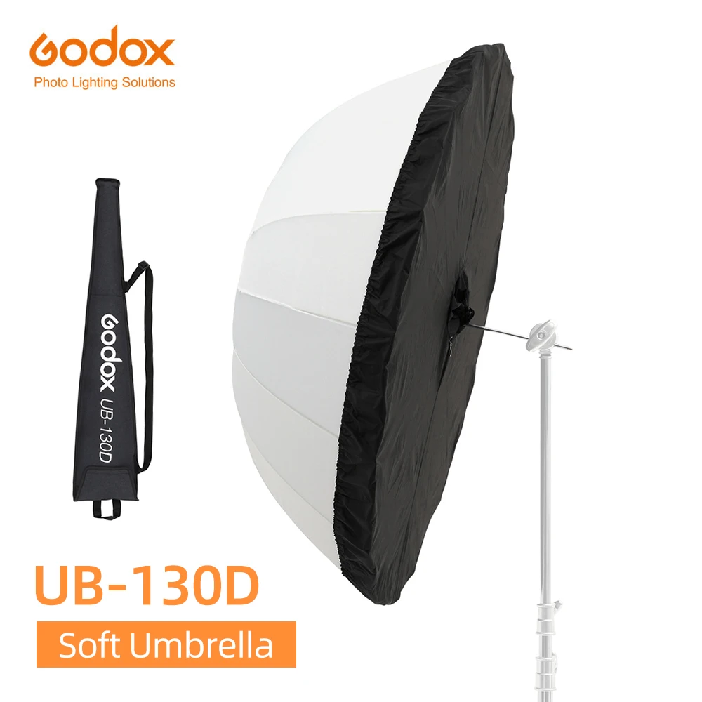 Godox UB 130D 130 см белый параболический светоотражающий прозрачный мягкий зонт для