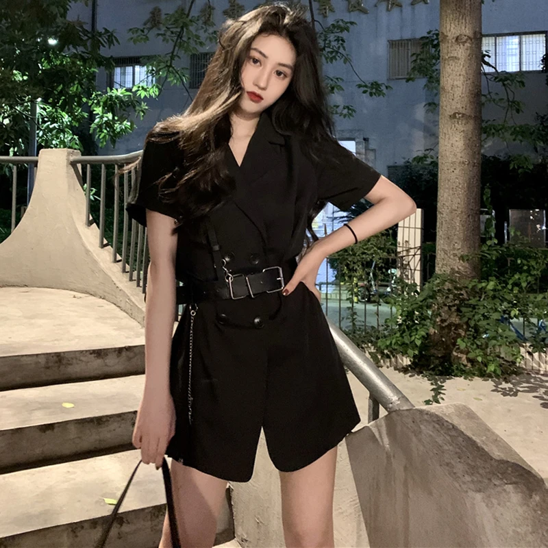 Платье-Блейзер женское с поясом на весну-осень | Женская одежда