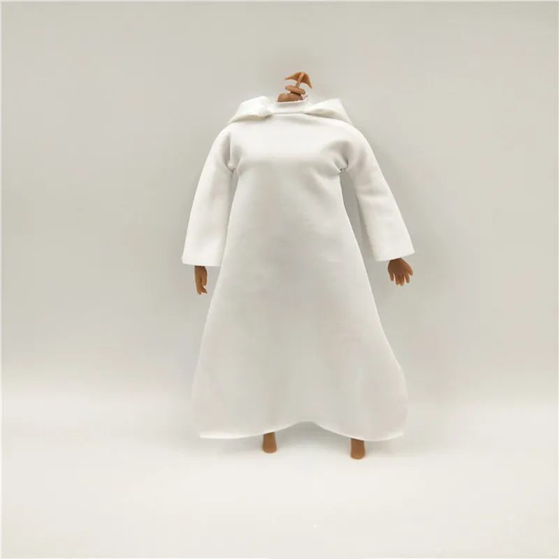 Оригинальная белая накидка для косплея платье куклы масштаба 1/6 костюм из войн