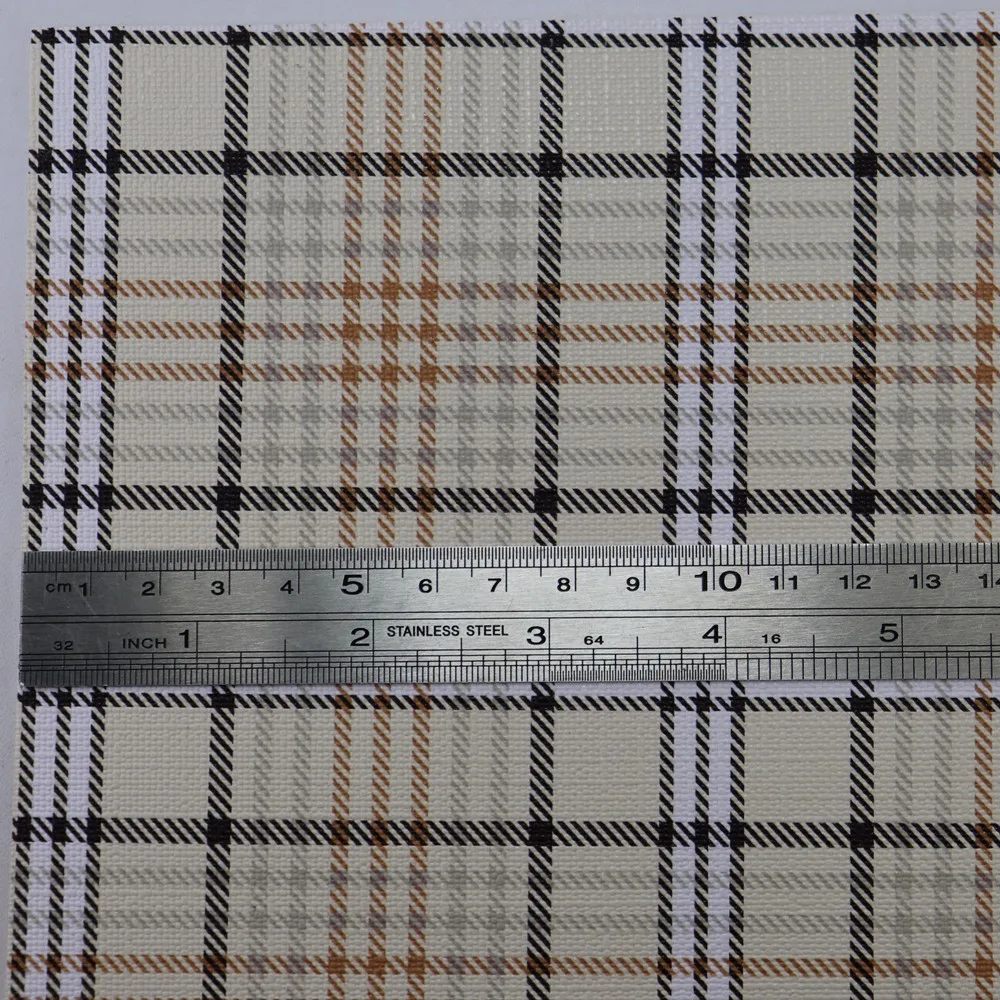 Gingham/Tarten синтетический Искусственная кожа ткань A4 лист 21x30 см для банты сумки
