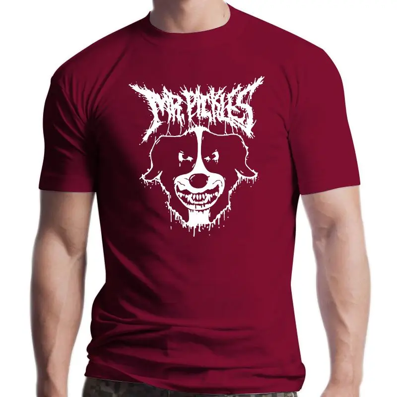 

Новая крутая Мужская футболка с круглым вырезом, Подлинная анимационная серия Mr. Pickles Death Metal 2021, отличная скидка на шею, крутая Мужская футбо...