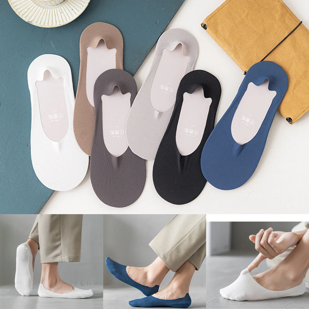 1 шт. сезон: весна–лето нейлон Ice Silk (искусственное волокно Non-slip Для мужчин носки