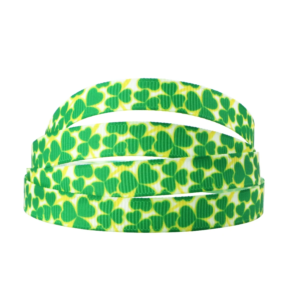 Аксессуары от Давида 3/8 &quot(9 мм) лента в полоску горошек с цветочным принтом