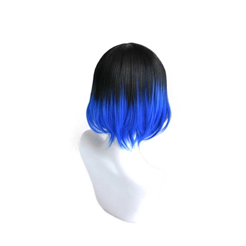 

Anime Demon Slayer Kimetsu no Yaiba Hashibira Inosuke Short Wig Cosplay Costume Heat Resistant Synthetic Hair Men Women Wigs