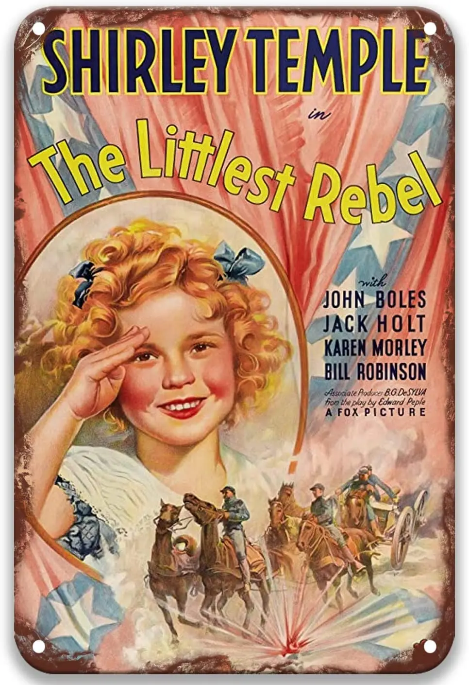 

Жестяные знаки sfasf The Littlest Rebel (1935), винтажные забавные фильмы для комнаты, гостиной, сада, кафе и бара, Арт, 8x12 дюймов