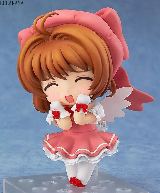 Мини мультяшная японская аниме карточка Captor Sakura экшн-фигурка Kinomoto sakura ПВХ