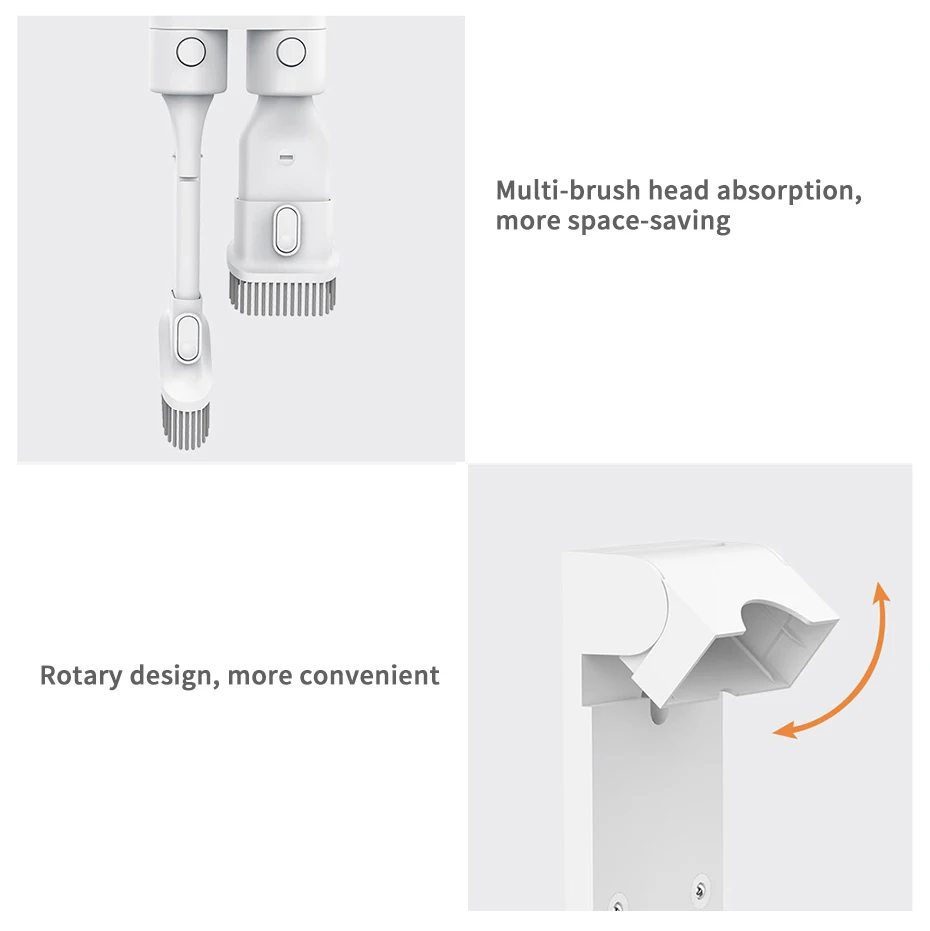 Xiaomi MIJIA 1C Ручной беспроводной пылесос подметальная Чистка для домашнего ковра 20000Pa циклонный всасывающий аспират