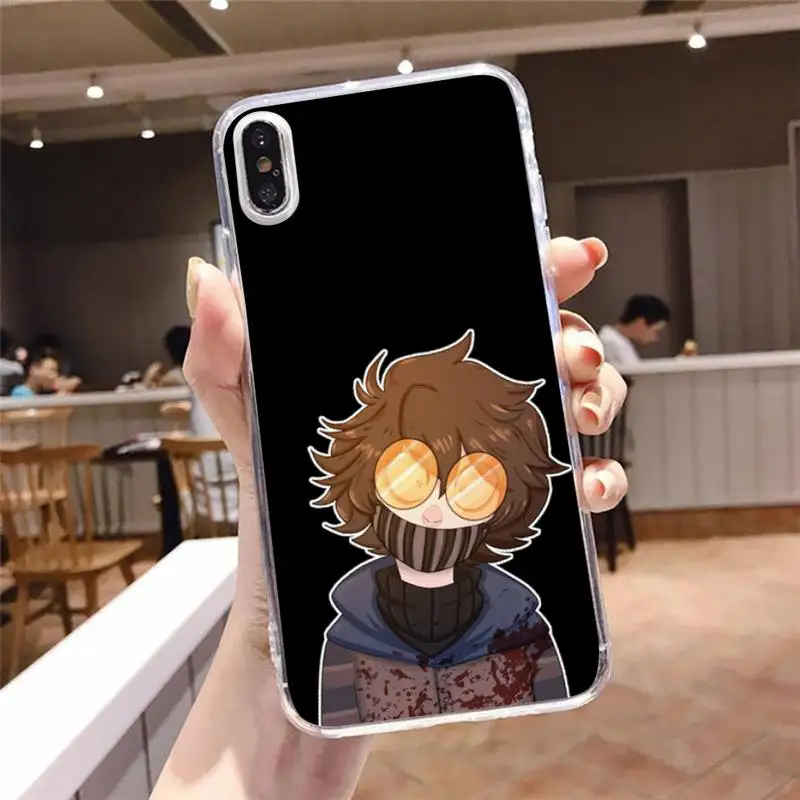 

Creepypasta Ticci Toby x reader Phone Case Transparent soft For iphone 5 5s 5c se 6 6s 7 8 11 12 plus mini x xs xr pro max