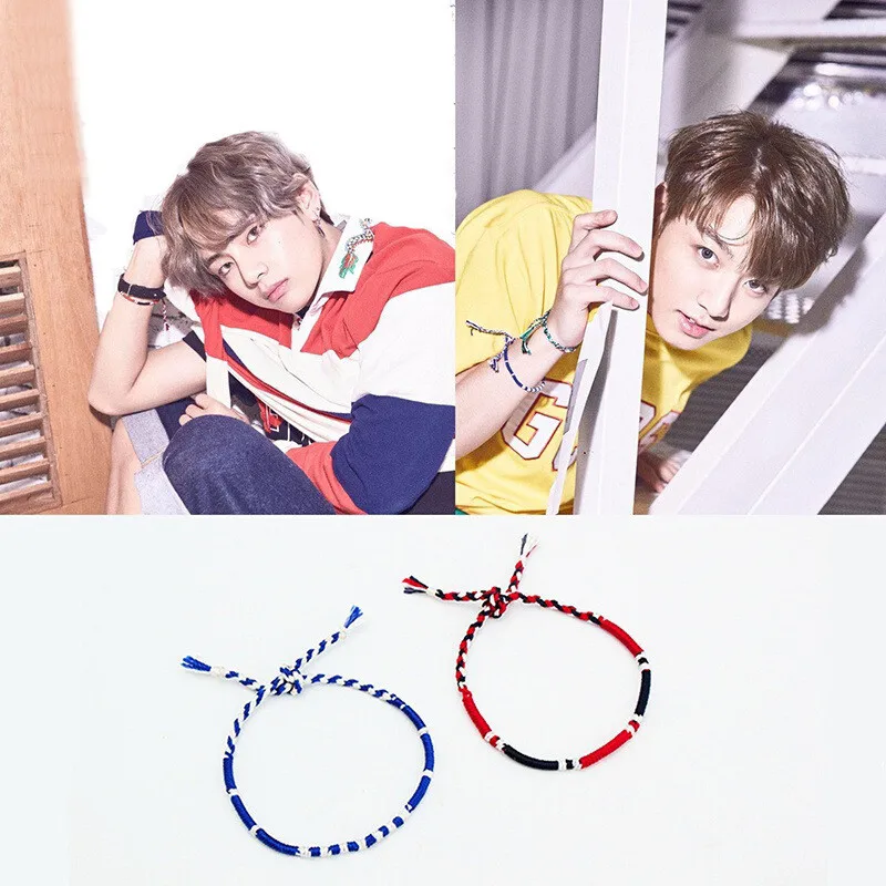

1 шт. браслет KPOP Bangtan Boys для Jk V Love Yourself альбом браслет для подруг браслет для мужчин и женщин ювелирные изделия для одинаковой пары