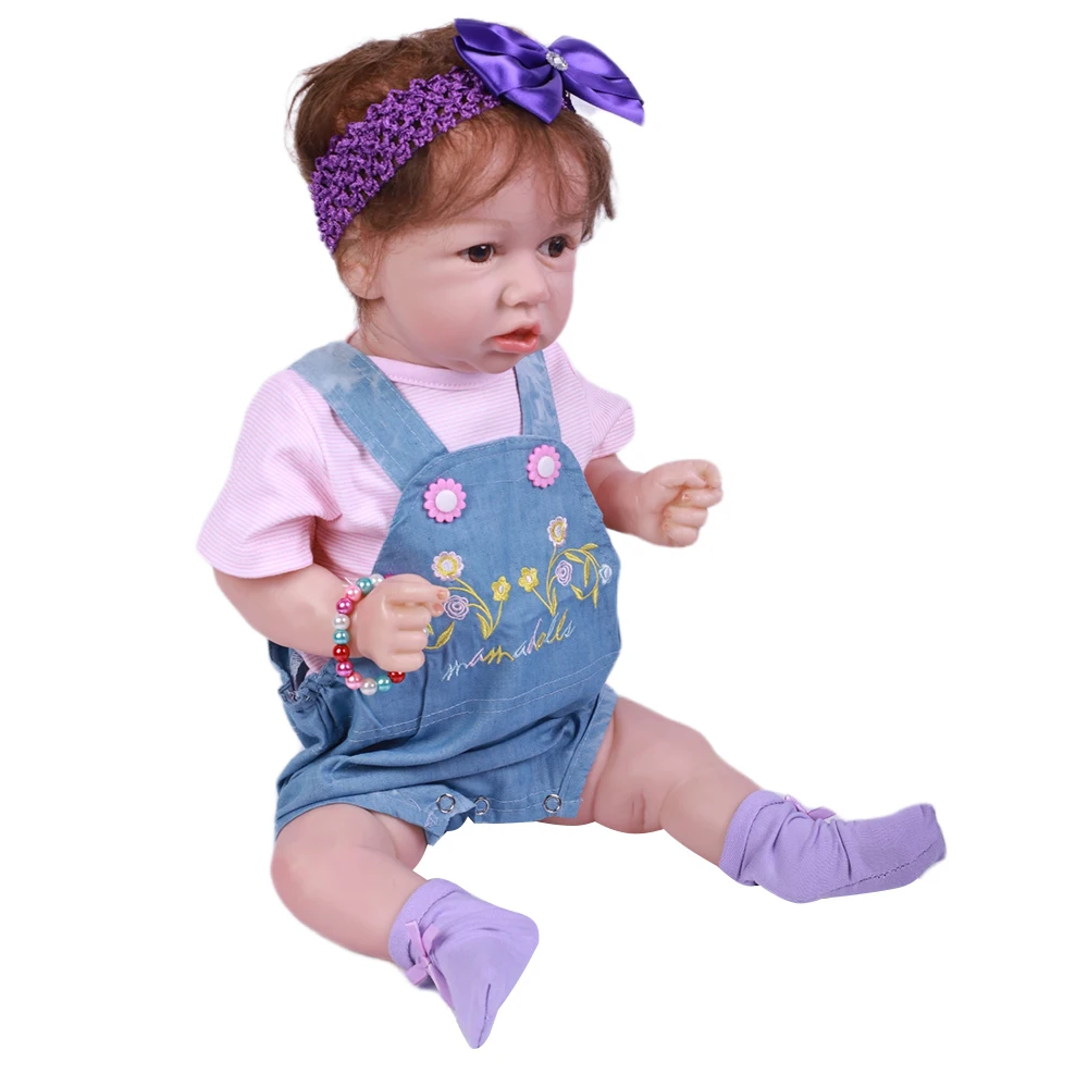 Силиконовая кукла-реборн для детей подарок на день рождения и Рождество мягкие