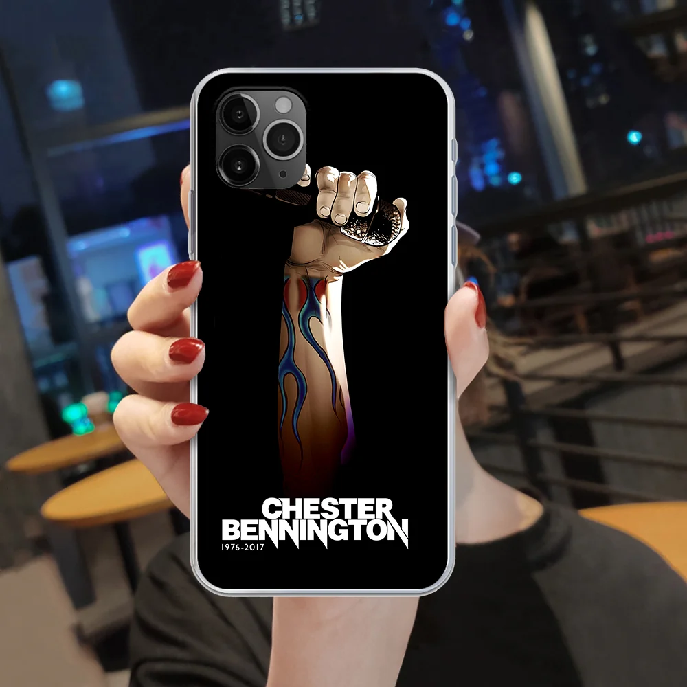 

linkin Rock and park band Phone Case cover For iphone 5 5S 6 6S PLUS 7 8 12 mini X XR XS 11 PRO SE 2020 MAX transparent back