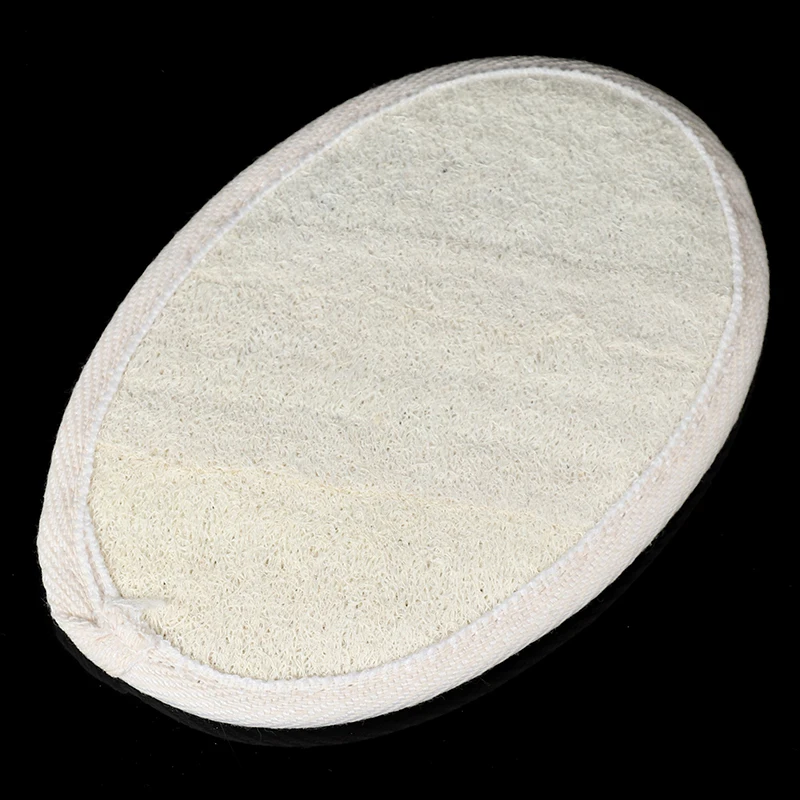 Скребок для тела из натуральной люфы отшелушивающая губка ванной мягкая душевая