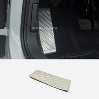 lhd for vw volkswagen golf 8 mk8 2020 2021 car accessories stainless silvery car rest pedal decoration cover trim styling 1pcs