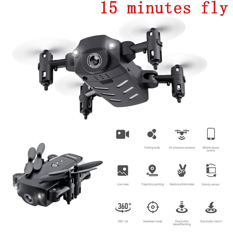 Мини Дроны с камерой hd Радиоуправляемый вертолет Квадрокоптер 720P 1080P несколько