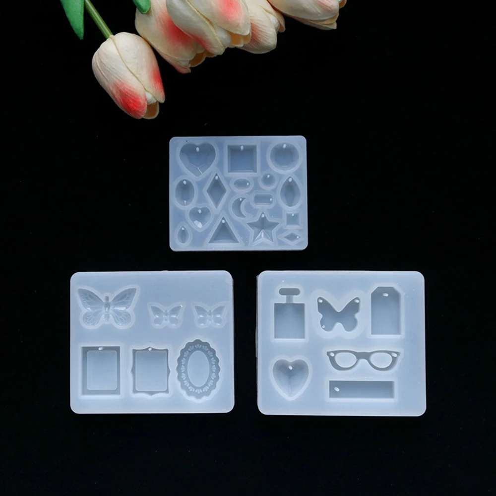 

Perfume Butterfly Diamond Pendant Silicone Mold Resin Silicone Mould Handmade DIY Jewelry Making Epoxy Resin Molds