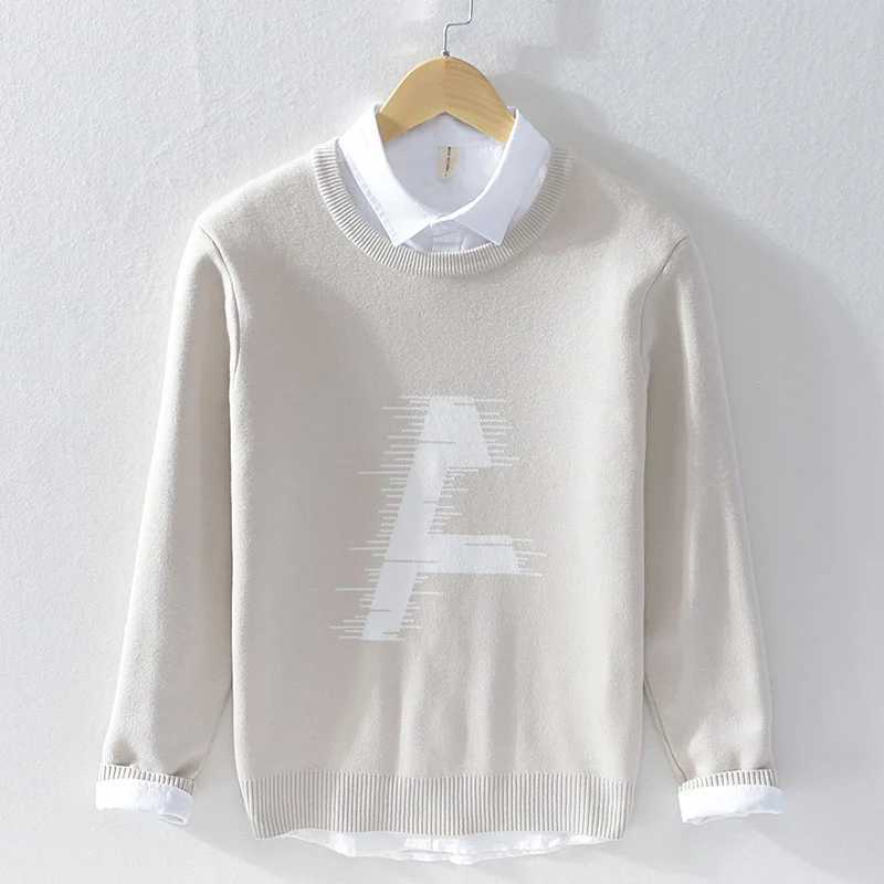 

New Suehaiwe brand Italy fashion sweater for men casual comfortable sweaters men long-sleeved o neck sweater mens chandail
