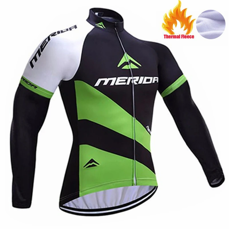 Pic Color Зимний комплект из теплого флиса для велоспорта Maillot Ropa Ciclismo Invierno MTB велосипедная одежда спортивная одежда - Цвет: Pic Color