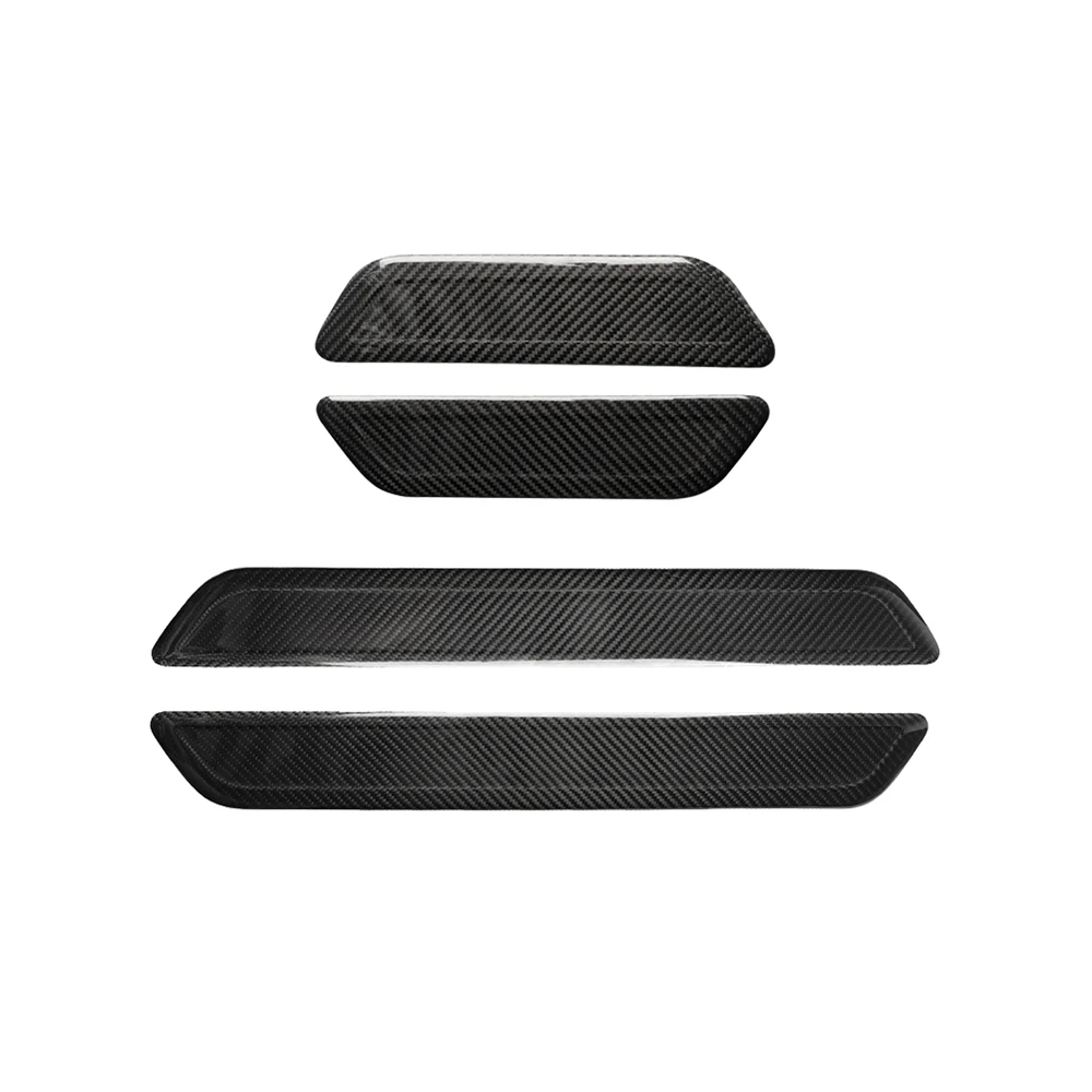 Накладка на порог для автомобиля из натурального сухого углеродного волокна