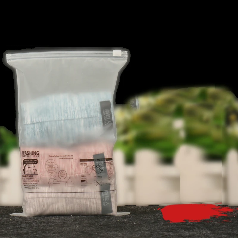 Матовая матовая застежка-молния с моющейся этикеткой закрытым клапаном