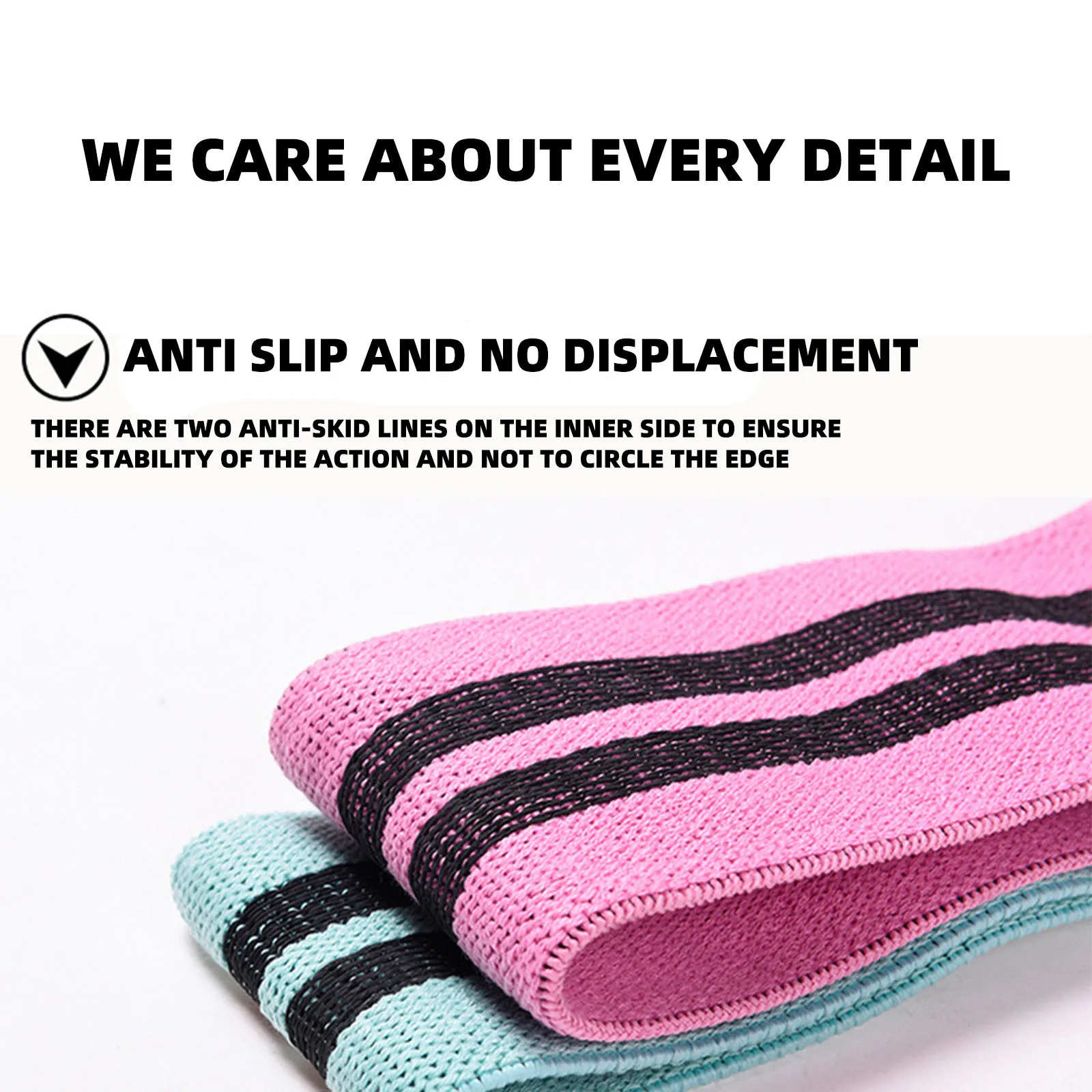 

2021 Durable Hip Circle Band Yoga Anti-slip Gym Fitness Rubber Band Exercise Braided Elastic Band Hip Lifting Resistance Band