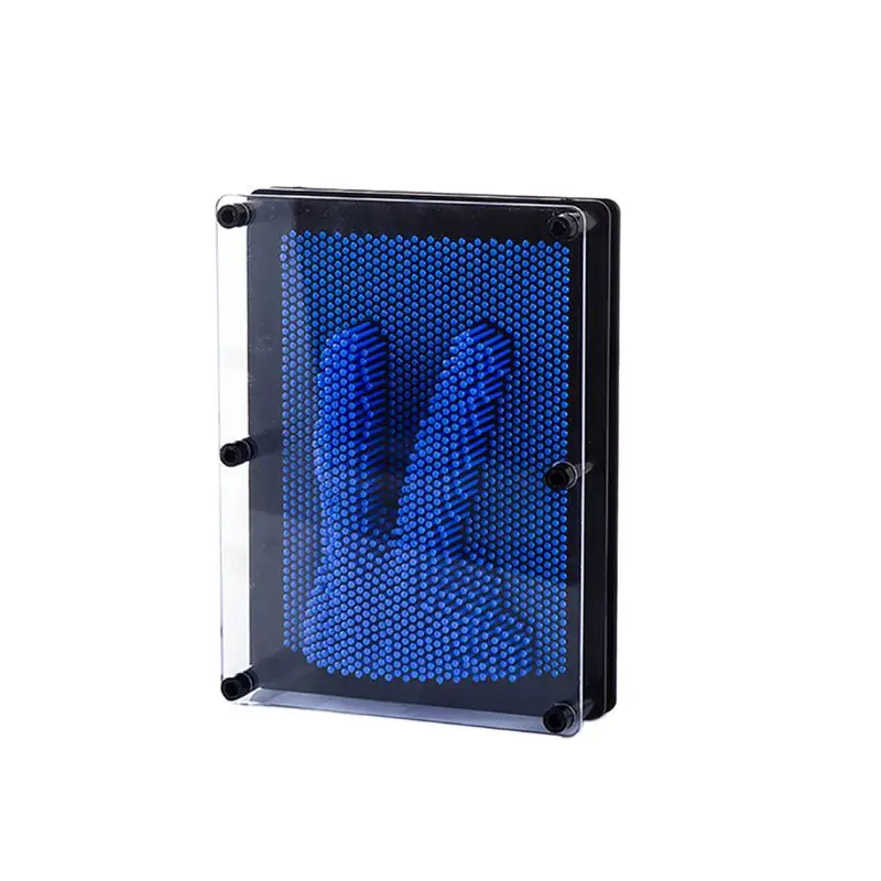 S-Blue Креативный 3D клон ручная модель игрушки DIY ремесла трехмерная игла резьба картина Дети Мальчики Девочки Подарки на день рождения - Цвет: S-Blue