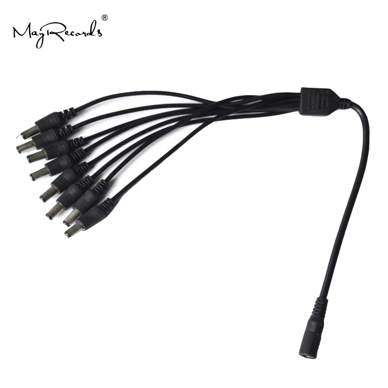 Бесплатная доставка 8 канальный разветвитель Удлинительный кабель питания