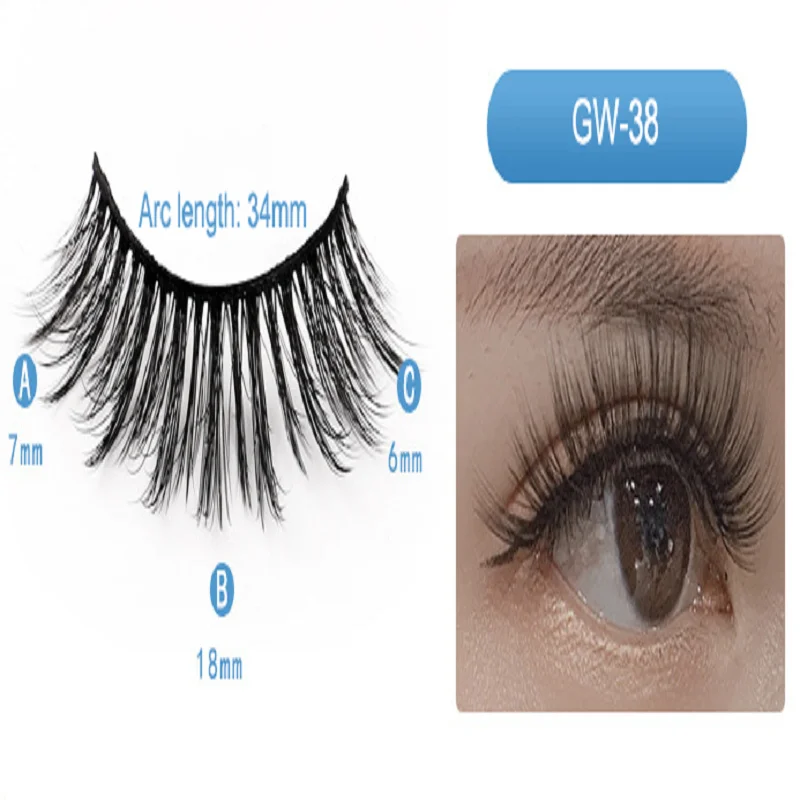 7 пар натуральных норковых ресниц 25 мм ресницы драматические длинные наращивание